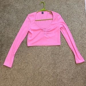Shein Longsleeve Crop Top